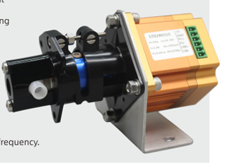 Servo-driven, milligram-level ceramic valveless metering pump