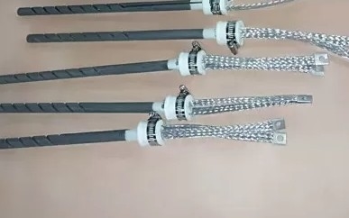 1625°C Двойной спиральный SGR Тип Sic Нагревательный элемент для различных печей