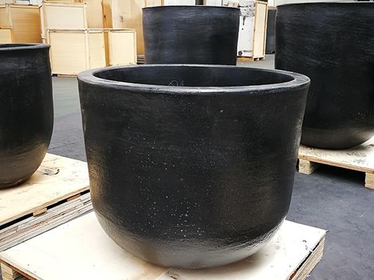 ТИГЕЛЬ КРЕМНИЕВОГО КАРБИДА SPOUTED ГРАФИТОМ